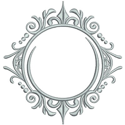 Matriz de matriz Matriz De Bordado Moldura Provençal 51